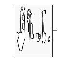 84482494 - Body: Rear Pillar for GM Image