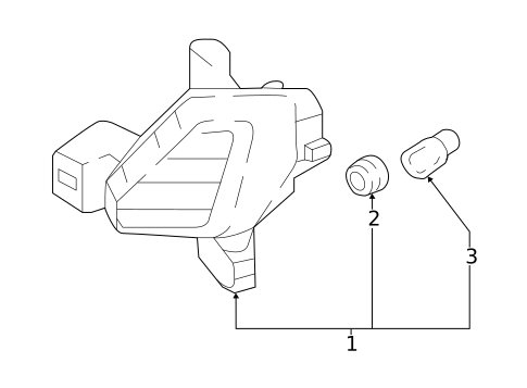 Daytime Running Lamp Components for 2018 Hyundai Sonata #1