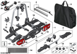 82722287886 - Retrofitting / Conversion / Accessories: Rear Bicycle Carrier 'Pro 2.0' for BMW: 228i, 228iX, 230i, 230iX, 320i, 320iX, 328d, 328dX, 328i, 328iX, 330e, 330eX, 330i, 330iX, 335i, 335iX, 340i, 340iX, 428i, 428iX, 430i, 430iX, 435i, 435iX, 440i, 440iX, 528i, 528iX, 530e, 530eX, 530i, 530iX, 535d, 535dX, 535i, 535iX, 540dX, 540i, 540iX, 550eX, 550i, 550iX, 640iX, 740i, 740iX, 740LdX, 740Li, 740LiX, 750eX, 750i, 750iX, 750Li, 750LiX, 760iX, 760Li, BMW ALPINA B7X, BMW ALPINA XB7, i4 eDrive35, i4 eDrive40, i4 M50, i4 M50 xDrive, i4 xDrive40, i5 eDrive40, i5 M60 xDrive, i5 xDrive40, i7 eDrive50, i7 M70 xDrive, i7 xDrive60, iX M60, iX xDrive40, iX xDrive50, M235iX, M240i, M240iX, M340i, M340iX, M440i, M440iX, M5, M5 CS, M550iX, M760iX, X1 28i, X1 28iX, X2 28i, X2 28iX, X2 M35iX, X3 28dX, X3 28i, X3 28iX, X3 30 xDrive, X3 30eX, X3 30i, X3 30iX, X3 35iX, X3 M, X3 M40iX, X3 M50 xDrive, X4 28iX, X4 30iX, X4 35iX, X4 M, X4 M40iX, X5 3.0i, X5 3.0si, X5 3.5d, X5 35dX, X5 35i, X5 35iX, X5 4.4i, X5 4.6is, X5 4.8i, X5 4.8is, X5 40eX, X5 40i, X5 40iX, X5 45eX, X5 50eX, X5 50iX, X5 M, X5 M Comp., X5 M50iX, X5 M60iX, X6 35i, X6 35iX, X6 40i, X6 40iX, X6 50iX, X6 M, X6 M Comp., X6 M50iX, X6 M60iX, X7 40iX, X7 50iX, X7 M50iX, X7 M60iX, XM, XM Label Image image