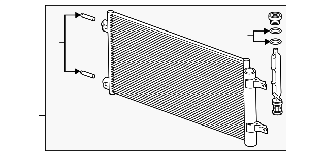 2016-2018 Chevrolet Cruze Condenser 39011385 | Capital Chevy Parts
