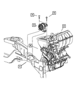 6503119 - Engine Mounting: Hex Head Screw And Washer for Mopar Image
