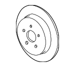 4509553AC - Brakes: Rotor for Chrysler: PT Cruiser | Dodge: Neon Image