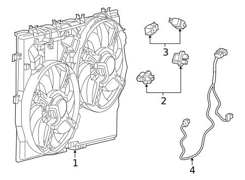 Cooling Fan for 2019 Ram ProMaster 3500 #0