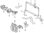 19015P72003 - Cooling System: Fan Shroud for Acura: Integra Image