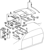 14078002409A99 - : Sunshade for Mercedes-Benz Image