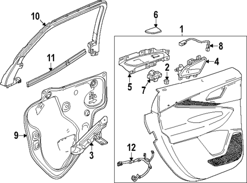 Rear Door for 2025 Chevrolet Equinox EV #2