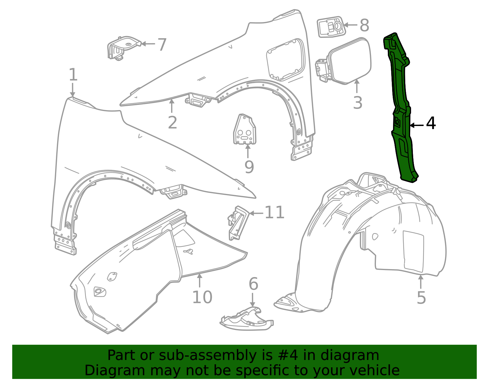 2025 Cadillac OPTIQ Insulator 85065189 | OEM Parts Online