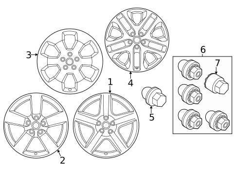 Wheels for 2022 Land Rover Defender 90 #3