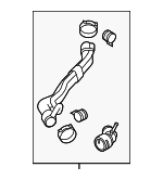 1KM122101B - Cooling System: Upper Hose for Volkswagen Image