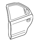 6G1Z5424631A - Body: Door Shell for Ford: Five Hundred, Taurus | Mercury: Montego, Sable Image