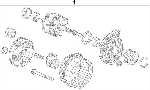 Alternator for 2025 Honda CR-V #1
