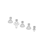 4749164AA - Electrical: Hex Nut And Washer for Mopar Image