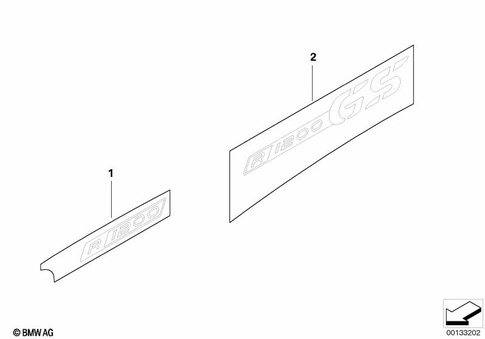 Stickers, Labels, Adhesive Film Strips for 2003 BMW-Motorrad R 1200 GS #0