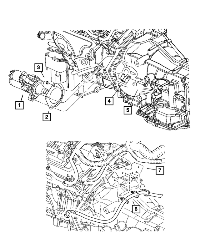 5059201AF - Electrical: Starter Wiring for Mopar Image