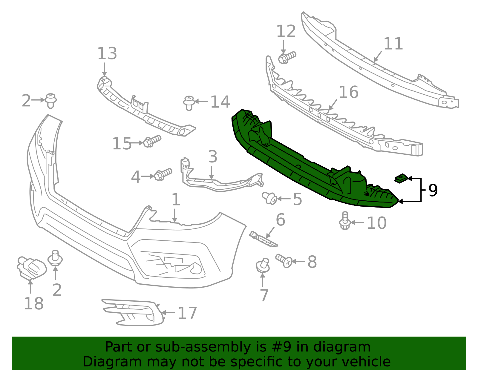 2019-2022 Subaru Ascent Lower Bracket 57707XC04A | Subaru Parts Store