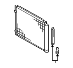 884600E020 - : Condenser for Lexus: RX350 Image