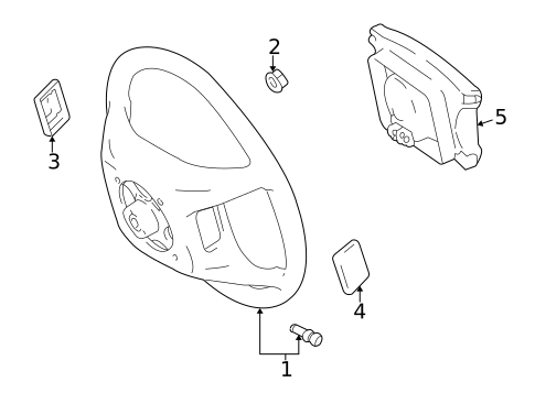 Steering Wheel & Trim for 1998 Lexus GS300 #0