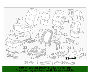 Lumbar Adjuster 23462096 GM | GMPartsDirect.com