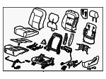 23238476 - Body: Seat Assembly for Chevrolet: Silverado 2500 HD, Silverado 3500 HD | GMC: Sierra 2500 HD, Sierra 3500 HD Image