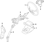 4528647060C0 - : Cover Steering Colu for Toyota Image