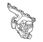 11658662072 - : Turbocharger for Mini: Cooper, Cooper Clubman, Cooper Countryman Image