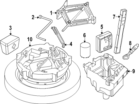 Jack & Components for 2023 BMW XM #0