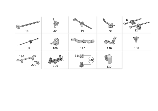 19979490 - Electrical Equipment and Instruments: Cable Tie for Mercedes-Benz: 180A, 180b, 180C, 190, 190D, 190E, 200, 200D, 220a, 250, 280CE, 300C, 300CD, 300CE, 300D, 300E, 300S, 300SE, 300SEL, 300SL, 300TD, 300TE, 350SD, 380SEC, 380SL, 380SLC, 400SE, 400SEL, 450SL, 450SLC, 500SEL, 500SL, 560SEC, 560SEL, 600SEL, 600SL, A220, A35 AMG, AMG GT, AMG GT 43, AMG GT 53, AMG GT 55, AMG GT 63, AMG GT 63 Pro, AMG GT 63 S, AMG GT 63 S E Performance, AMG GT Black Series, AMG GT C, AMG GT R, AMG GT S, C230, C240, C250, C280, C300, C32 AMG, C320, C350, C350e, C400, C43 AMG, C450 AMG, C55 AMG, C63 AMG, C63 AMG S, C63 AMG S E Performance, CL500, CL55 AMG, CL550, CL600, CL63 AMG, CL65 AMG, CLA250, CLA35 AMG, CLA45 AMG, CLA45 AMG S, CLE300, CLE450, CLE53 AMG, CLK320, CLK350, CLK500, CLK55 AMG, CLK550, CLK63 AMG, CLS400, CLS450, CLS500, CLS53 AMG, CLS55 AMG, CLS550, CLS63 AMG, CLS63 AMG S, E250, E300, E320, E350, E400, E43 AMG, E450, E500, E53 AMG, E55 AMG, E550, E63 AMG, E63 AMG S, EQB 250+, EQB 300, EQB 350, EQE 350, EQE 350 SUV, EQE 350+, EQE 350+ SUV, EQE 500, EQE 500 SUV, EQE AMG, EQE AMG SUV, EQS 450, EQS 450 SUV, EQS 450+, EQS 450+ SUV, EQS 580, EQS 580 SUV, EQS AMG, G500, G550, G580, G63 4x4 Squared AMG, G63 AMG, GL350, GL450, GL550, GL63 AMG, GLA250, GLA35 AMG, GLA45 AMG, GLB250, GLB35 AMG, GLC300, GLC350e, GLC43 AMG, GLC63 AMG, GLC63 AMG S, GLC63 AMG S E Performance, GLE300d, GLE350, GLE400, GLE43 AMG, GLE450, GLE450 AMG, GLE450e, GLE53 AMG, GLE550e, GLE580, GLE63 AMG, GLE63 AMG S, GLK250, GLK350, GLS350d, GLS450, GLS550, GLS580, GLS63 AMG, Maybach EQS 680 SUV, Maybach GLS600, Maybach S550, Maybach S560, Maybach S580, Maybach S600, Maybach S650, Maybach S680, ML250, ML350, ML400, ML550, ML63 AMG, R320, R350, R500, S350, S400, S420, S430, S450, S500, S55 AMG, S550, S550e, S560, S580, S580e, S600, S63 AMG, S63 AMG E Performance, S65 AMG, SL400, SL43 AMG, SL450, SL500, SL55 AMG, SL550, SL600, SL63 AMG, SL63 AMG S E Performance, SL65 AMG, SLC300, SLC43 AMG, SLK230, SLK250, SLK280, SLK300, SLK320, SLK350, SLK55 AMG Image image