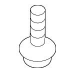 91560SZWJ01 - Body: Center Pillar Trim Clip for Honda: Accord, Civic, Clarity, CR-V, CR-Z, Fit, HR-V, Insight, Odyssey, Passport, Pilot, Ridgeline Image