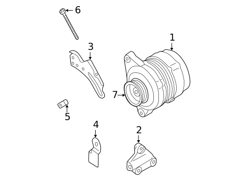 Alternator for 2000 Nissan Sentra #0