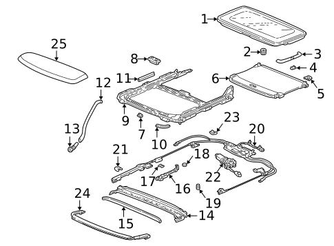 Sunroof for 2002 Acura MDX #0