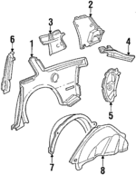 10078326 - Body: Quarter Panel for Pontiac: 6000 Image