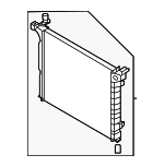 253E0JI000 - : Radiator Assembly for Hyundai Image