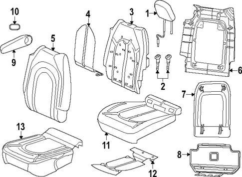 Heated Seats for 2022 Chrysler Pacifica #0