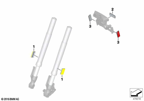 Side Marker Lamps, Reflectors for 2021 BMW-Motorrad G 310 R #0