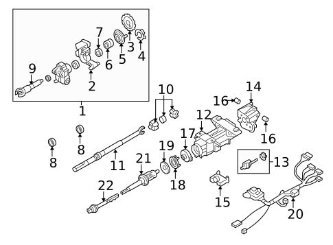 Housing & Components for 2008 Cadillac XLR #0