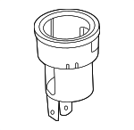 YXD500040 - Body: Lighter Retainer for Land Rover: LR2, LR3, Range Rover Sport Image