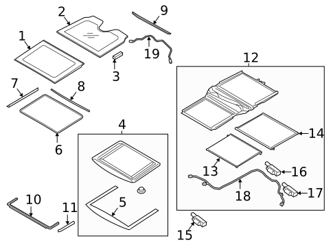 Sunroof for 2019 Land Rover Discovery #0