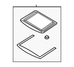 LR180151 - : Sunroof Frame for Land Rover: Discovery Image