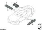 65205A5D3C0 - Audio, Navigation, Electronic Systems: Interior Antenna, Comfort Access for BMW Image