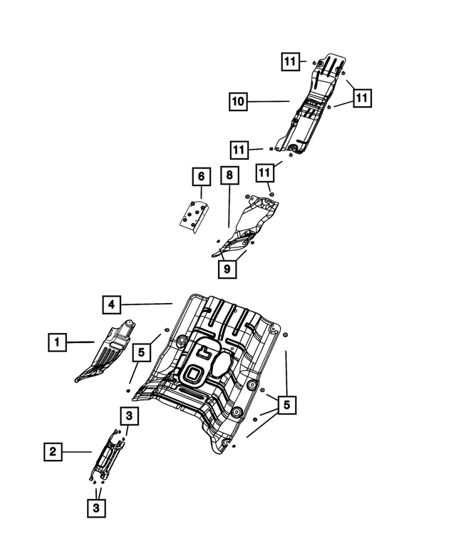 68593509AB - Exhaust: Heat Shield for Mopar Image