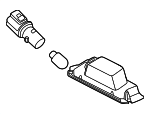 92501F6000 - Electrical: License Lamp for Kia Image