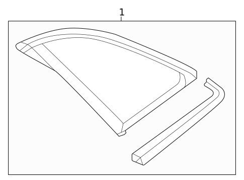 Glass & Hardware for 2023 Audi Q4 e-tron #0