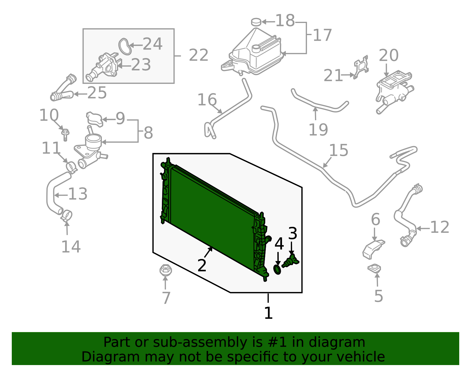 Mazda Radiator Components LFB715200A - Mazda Radiator Assembly 2006-2010 Mazda 5 | Performance ...