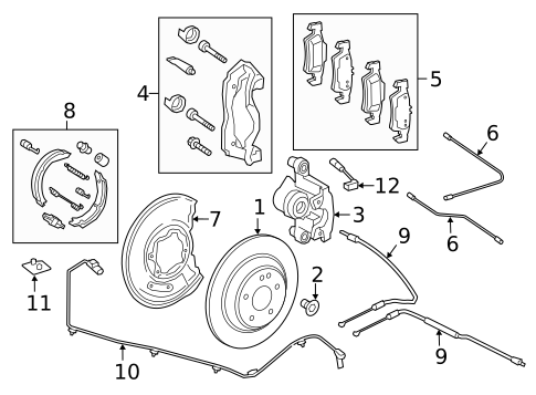 Parking Brake for 2022 Mercedes-Benz Metris #0