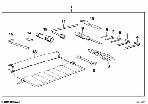 Car Tool for 1994 BMW-Motorrad K 1100 LT #0