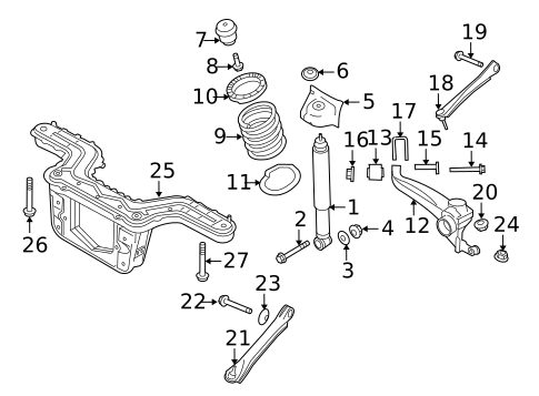 Rear Suspension for 2010 Mercury Mariner #2