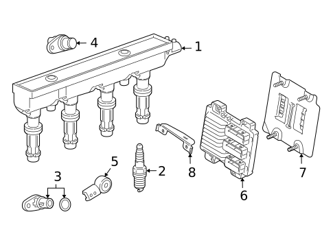 Sensors for 2014 Chevrolet Cruze #0