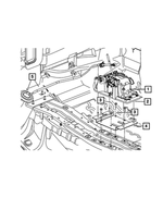 5273244AF - Automatic Transaxle 4 Speed: Transmission Shifter for Mopar Image