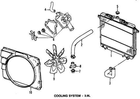Radiator & Components for 1999 Dodge Dakota #0