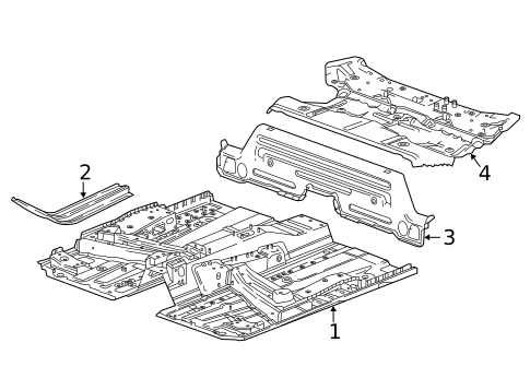 Floor & Rails for 2016 Chevrolet Cruze #1